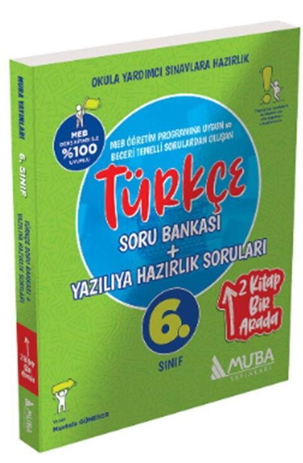 Muba Yayınları 6. Sınıf Türkçe Soru Bankası + Yazılıya Hazırlık Soruları - Muba Yayınları - Image 1