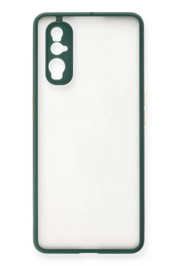 Oppo Find X2 Kılıf Montreal Silikon Kapak - Yeşil - Image 1