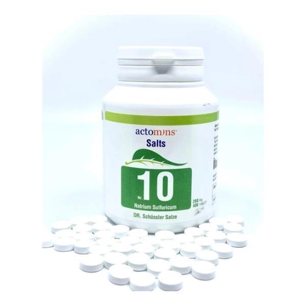 Schüssler Tuzları No10 NatriumSulfuricumD6-400 Tablet-SKT:07/2029 - Image 1