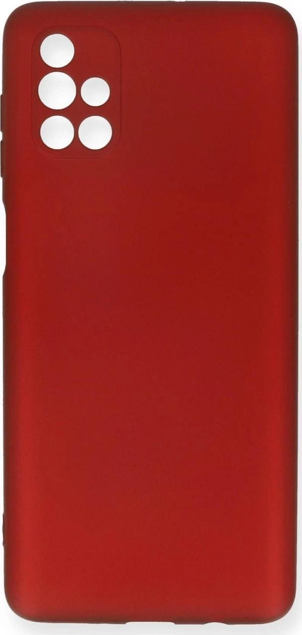 Samsung Galaxy M51 Kılıf First Silikon - Bordo - Image 1