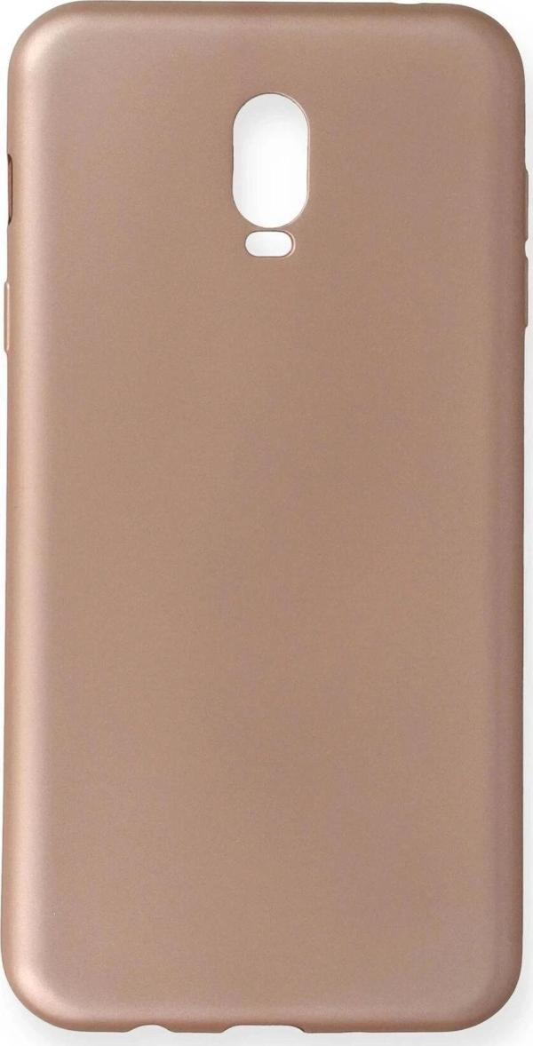 Samsung Galaxy C8 Kılıf First Silikon - Rose Gold - Image 1