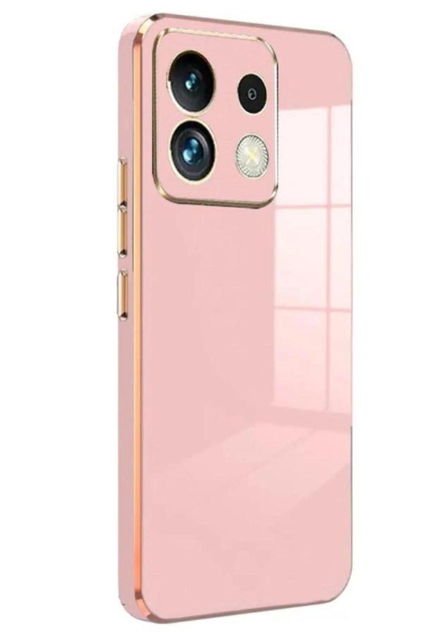 Xiaomi Redmi Note 13 4G Kılıf Volet Silikon - Pembe - Image 1
