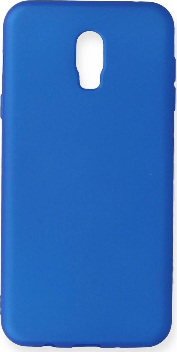 Samsung Galaxy C8 Kılıf First Silikon - Mavi - Image 1