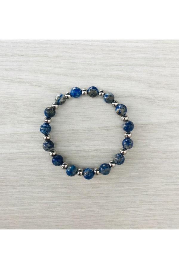 MK TASARIMGerçek Lapis Lazuli Taşı Bileklik MK100155 - Image 1