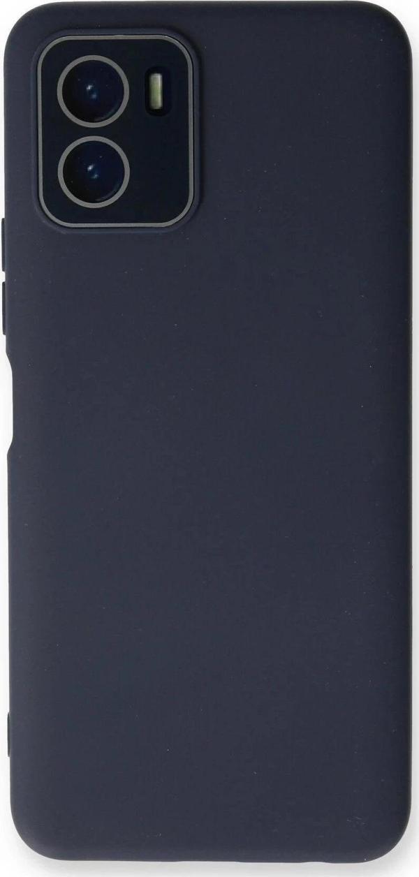 Vivo Y15S Kılıf Lansman Glass Kapak - Lacivert - Image 1