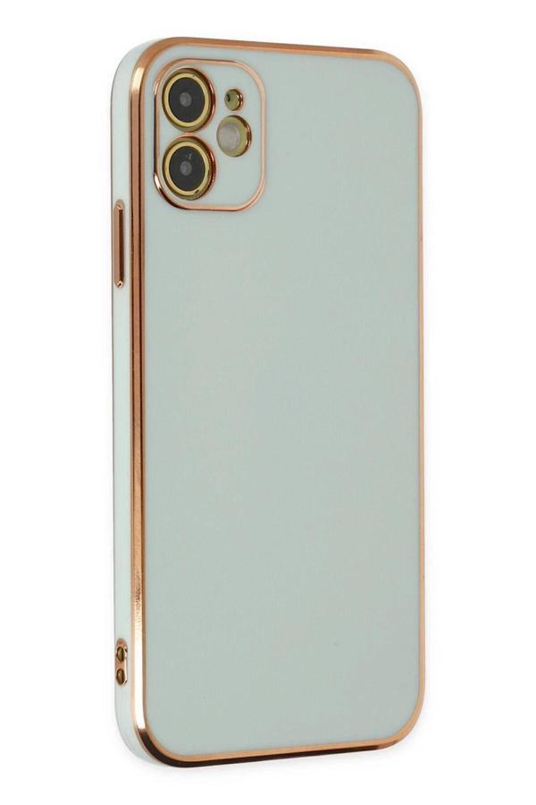 iPhone 11 Kılıf Volet Silikon - Açık Yeşil - Image 1