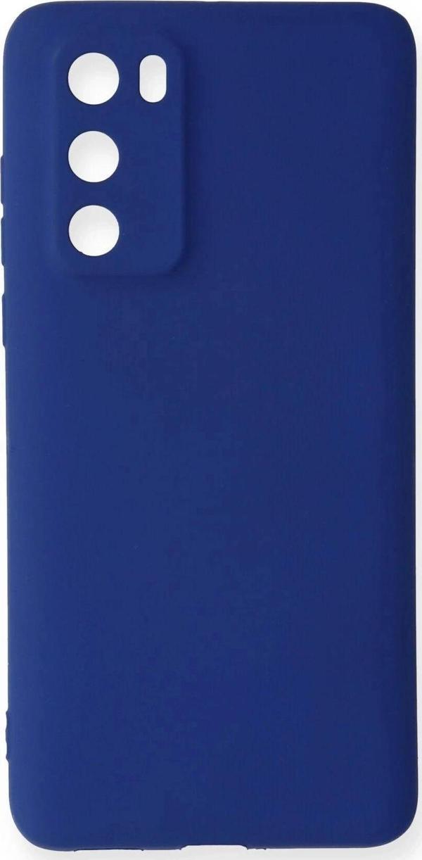 Huawei P40 Kılıf First Silikon - Lacivert - Image 1
