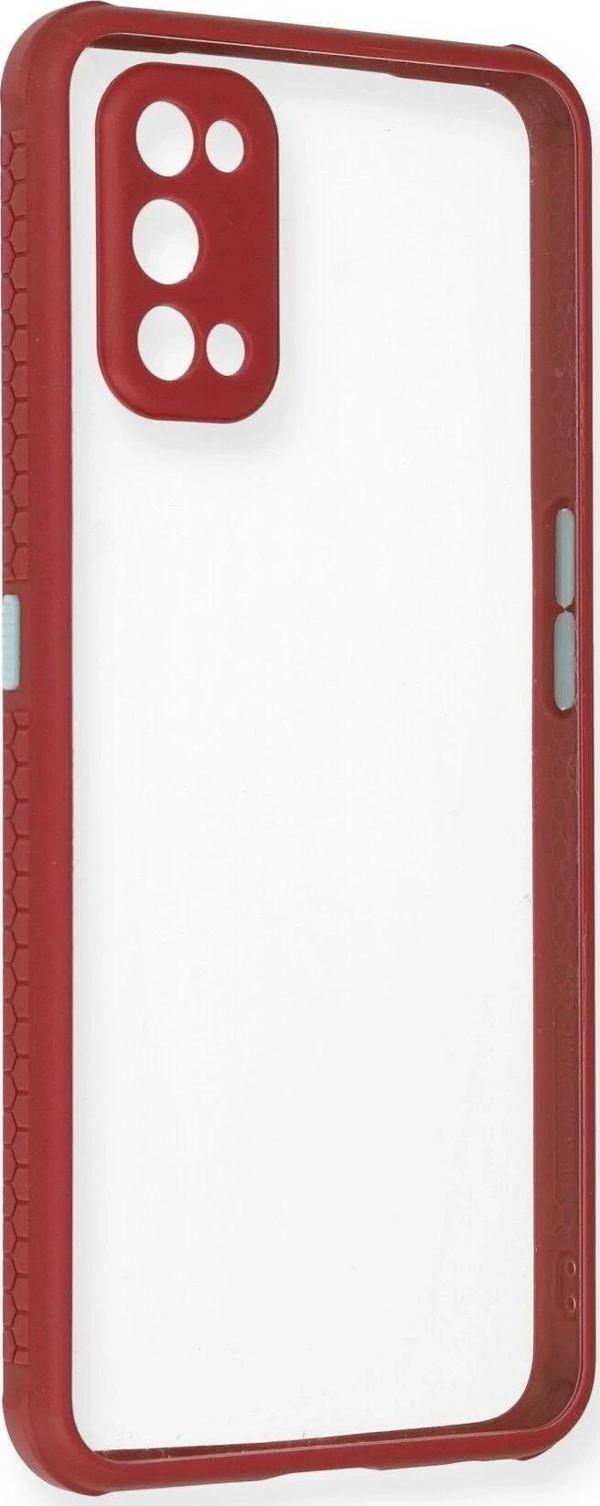 Realme 7 Pro Kılıf Miami Şeffaf Silikon - Fuşya - Image 1