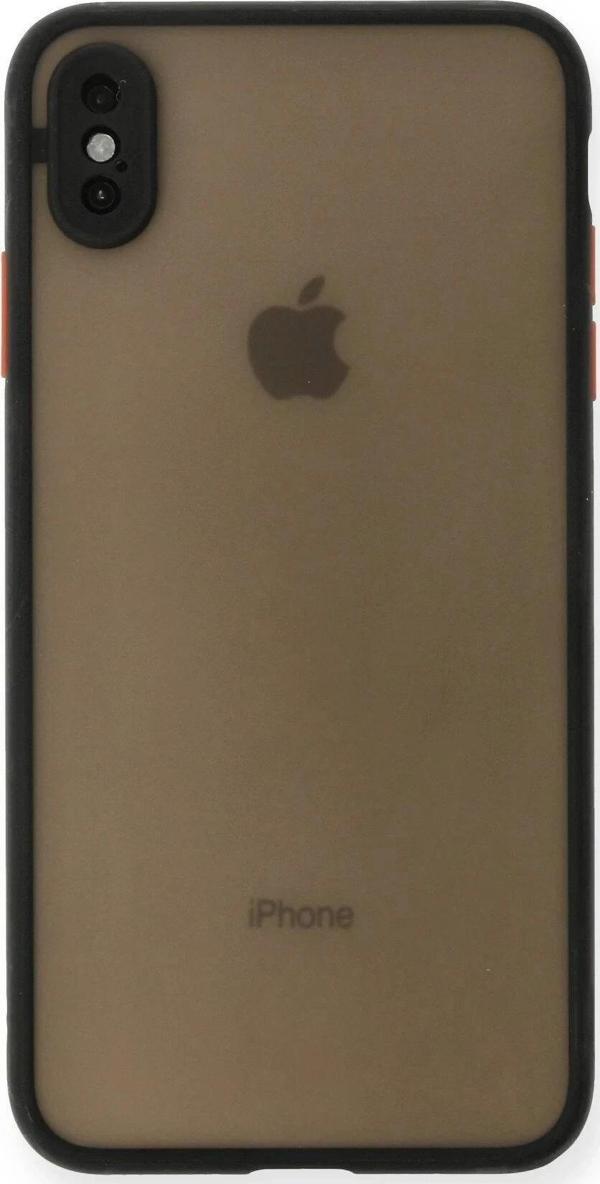 iPhone XS Max Kılıf Montreal Silikon Kapak - Siyah - Image 1