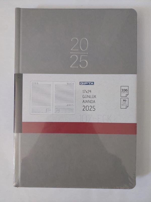 GIPTA 2025 EKO 106-ECK 17*24 DKŞ. CİLT BEZLİ AJANDA - Image 1