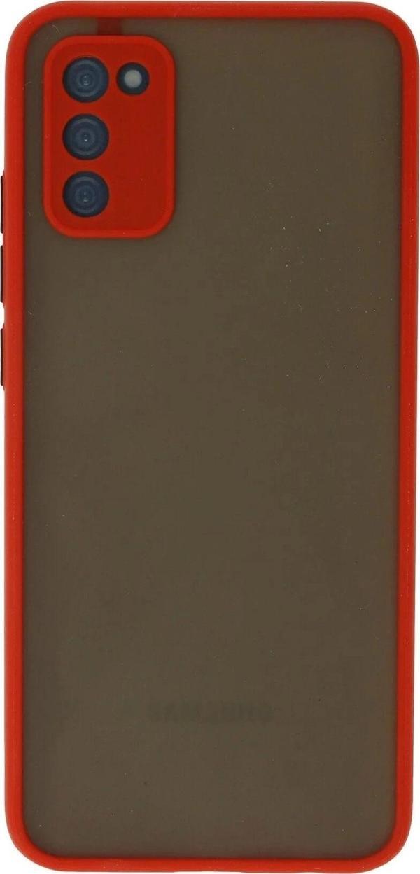 Samsung Galaxy A02S Kılıf Montreal Silikon Kapak - Kırmızı - Image 1