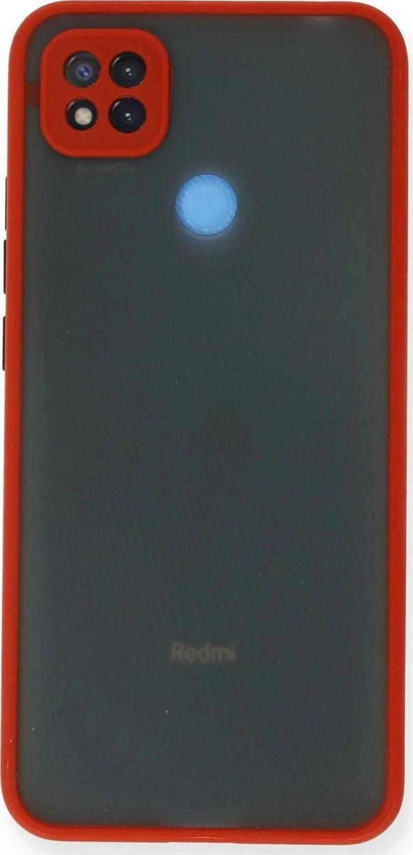 Xiaomi Redmi 9C Kılıf Montreal Silikon Kapak - Kırmızı - Image 1