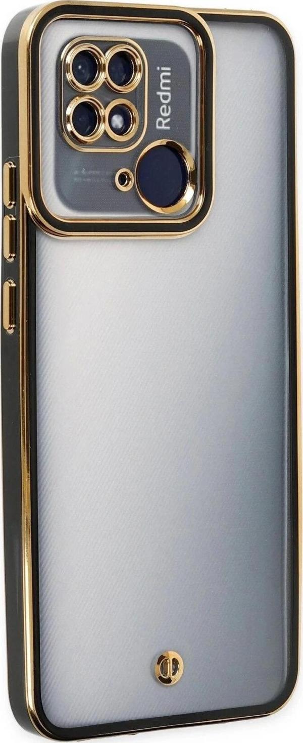 Xiaomi Redmi 10C Kılıf Liva Lens Silikon - Siyah - Image 1