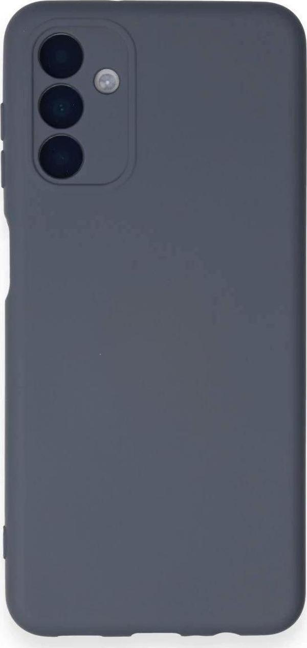 Samsung Galaxy A14 4G Kılıf Nano içi Kadife Silikon - Gri - Image 1