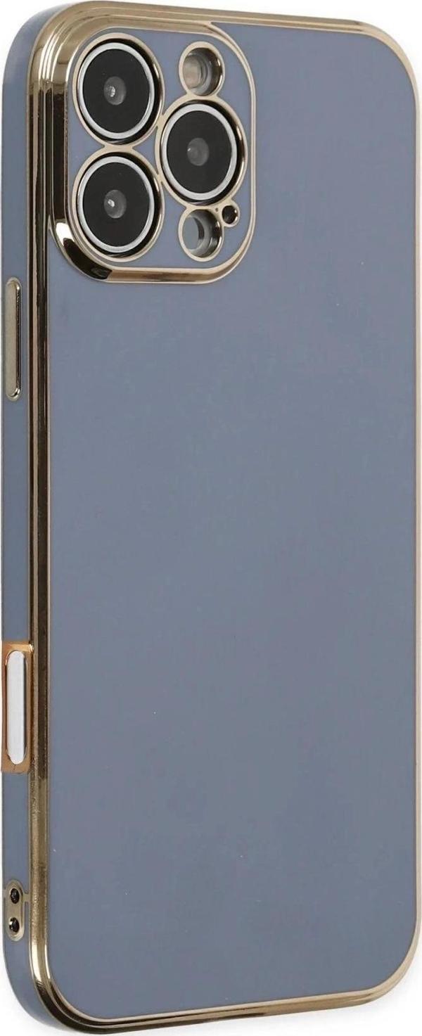 iPhone 16 Pro Max Kılıf Volet Silikon - Mavi - Image 1