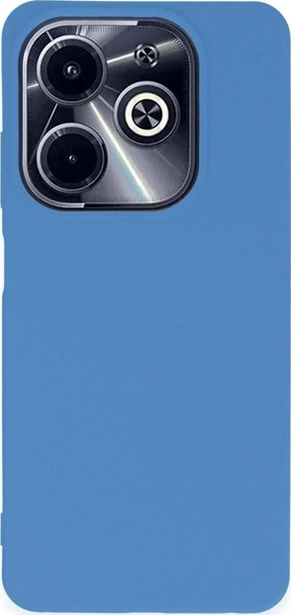 İnfinix Hot 40i Kılıf First Silikon - Mavi - Image 1