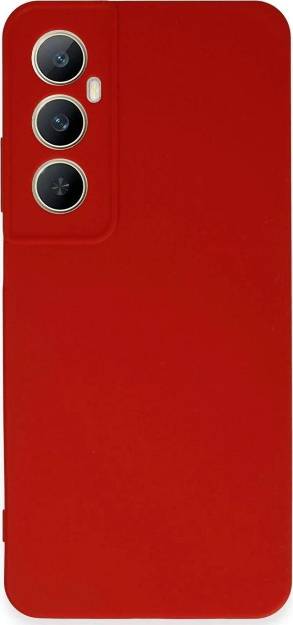Realme C65 Kılıf First Silikon - Kırmızı - Image 1