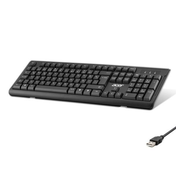 Kablolu Standart Klavye Q Sessiz Tuşlu Siyah OAK0A0 - Image 1