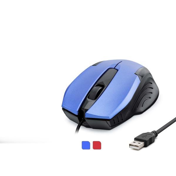 Kablolu Mouse 800 DPI 140 Cm Mavi Kırmızı HDX3254 - Image 1
