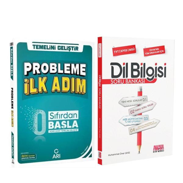 Arı Yayınları 0 Sıfırdan Başla Probleme İlk Adım ve AKM Dil Bilgisi Soru Bankası Seti 2 Kitap - Arı - Image 1