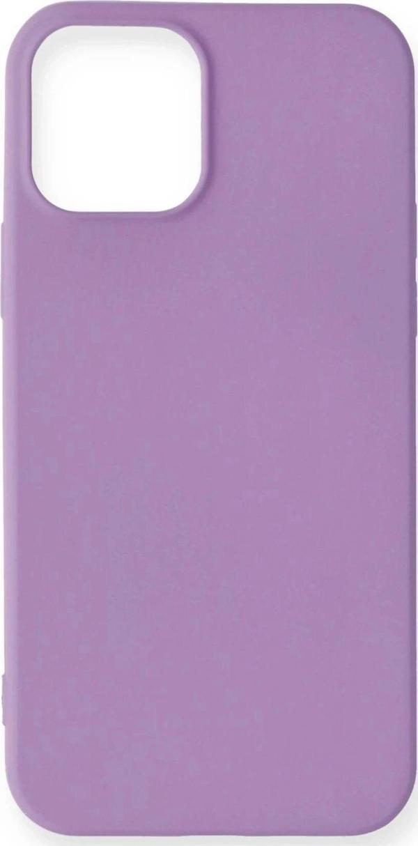 iPhone 12 Mini Kılıf First Silikon - Lila - Image 1