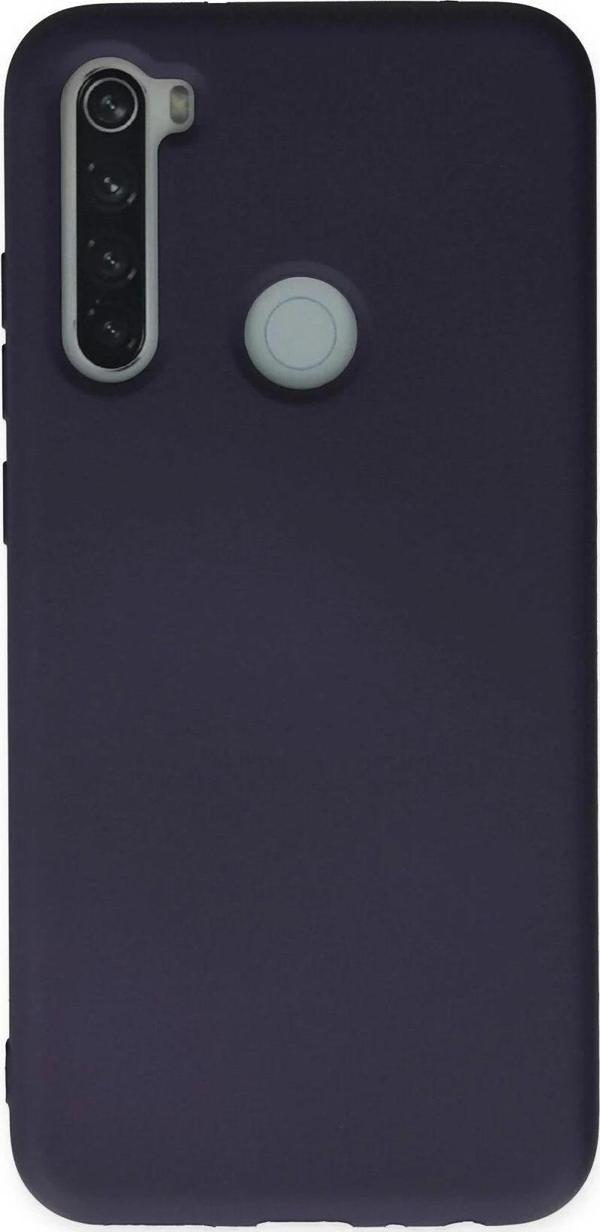 Xiaomi Redmi Note 8 Kılıf Nano içi Kadife Silikon - Lacivert - Image 1