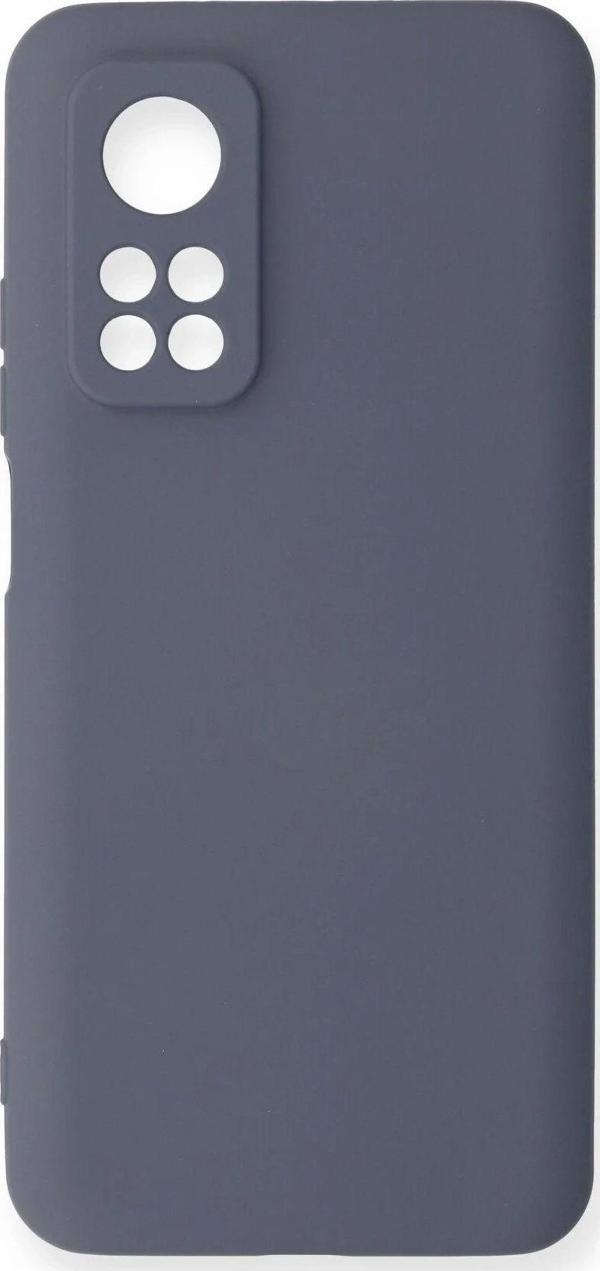 Xiaomi Mi 10T Kılıf Nano içi Kadife Silikon - Gri - Image 1