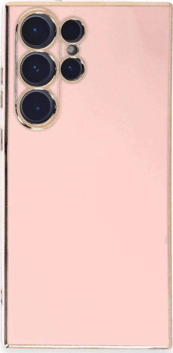 Samsung Galaxy S23 Ultra Kılıf Volet Silikon - Pembe - Image 1