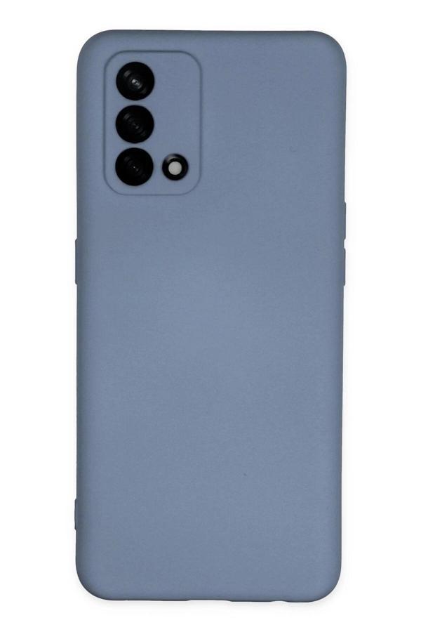 Oppo A74 4G Kılıf Nano içi Kadife Silikon - Gri - Image 1