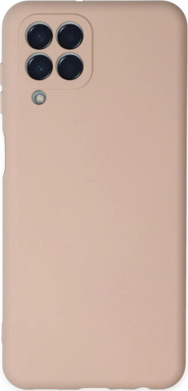Samsung Galaxy M33 Kılıf Nano içi Kadife Silikon - Pudra - Image 1
