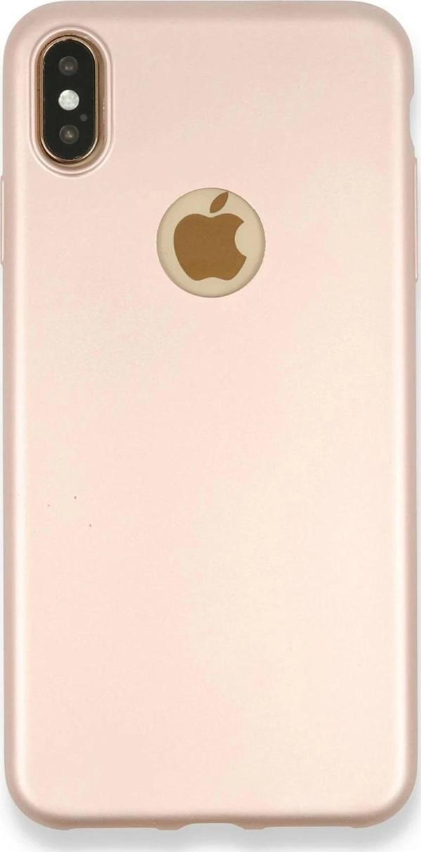 iPhone XS Max Kılıf First Silikon - Rose Gold - Image 1