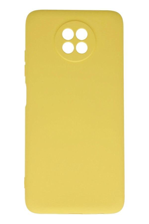 Xiaomi Redmi Note 9 5G Kılıf Nano içi Kadife Silikon - Sarı - Image 1