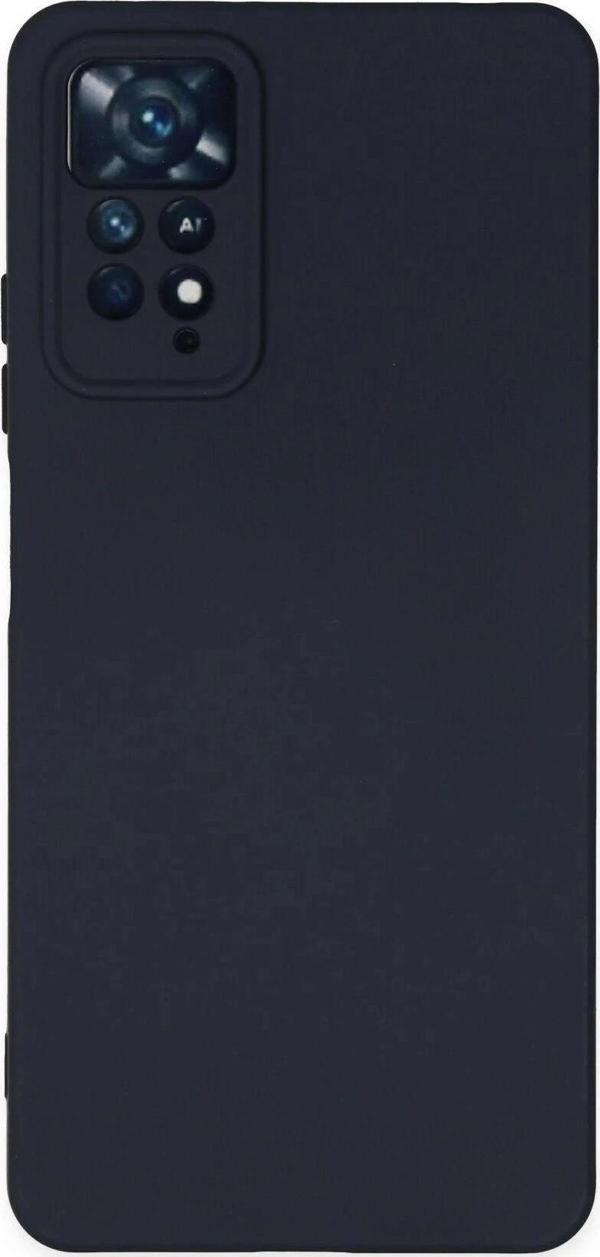 Xiaomi Redmi Note 11 Pro Kılıf Nano içi Kadife Silikon - Lacivert - Image 1
