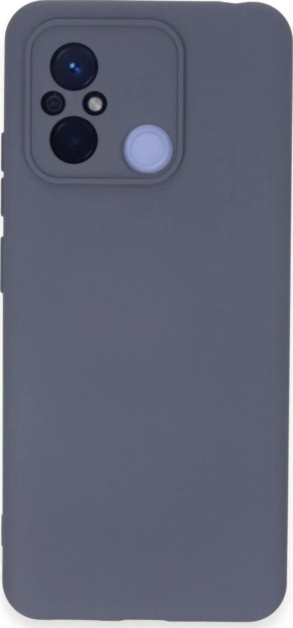 Xiaomi Redmi 12C Kılıf Nano içi Kadife Silikon - Gri - Image 1