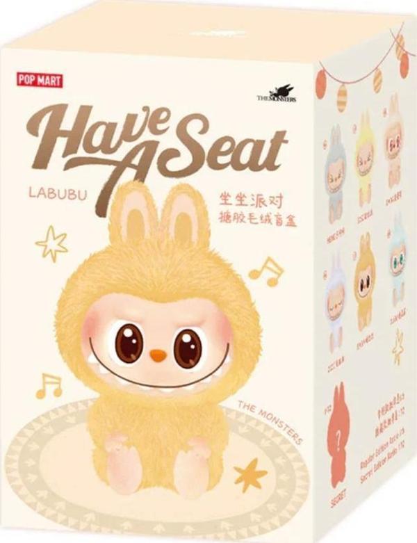 Tıfıl Toys Labubu Oturan Peluş Anahtarlık Sürpriz Paket (HAVE A SEAT) - Image 1