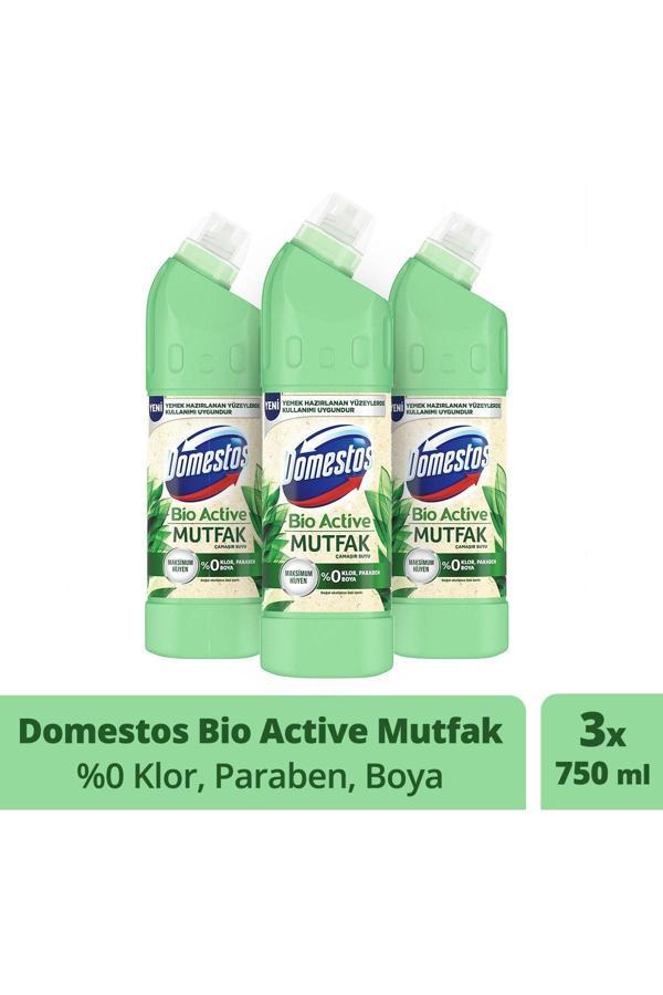 Domestos Çamaşır Suyu Bio Active Mutfak Okaliptüs 750 Ml x 3 Adet - Image 1