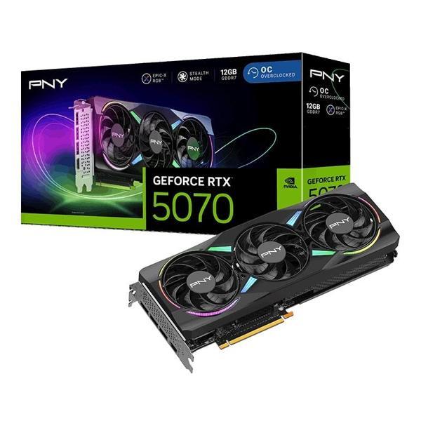 PNY GeForce RTX 5070 12GB GDDR7 OC 192Bit Ekran Kartı (VCG507012TFXXPB1-O) - Image 1