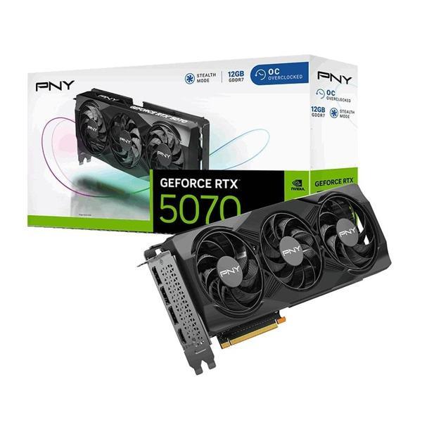 PNY GeForce RTX 5070 12GB GDDR7 OC Ekran Kartı (VCG507012TFXPB1-O) - Image 1