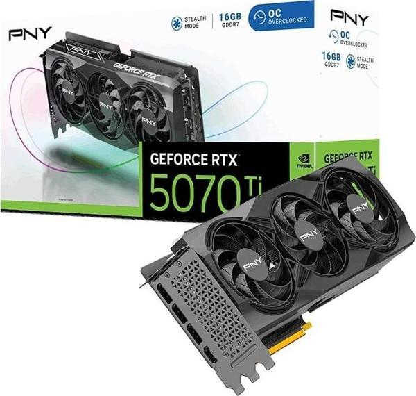 PNY GeForce RTX 5070Ti 16GB GDDR7 OC 256Bit Ekran Kartı (VCG5070T16TFXPB1-O) - Image 1