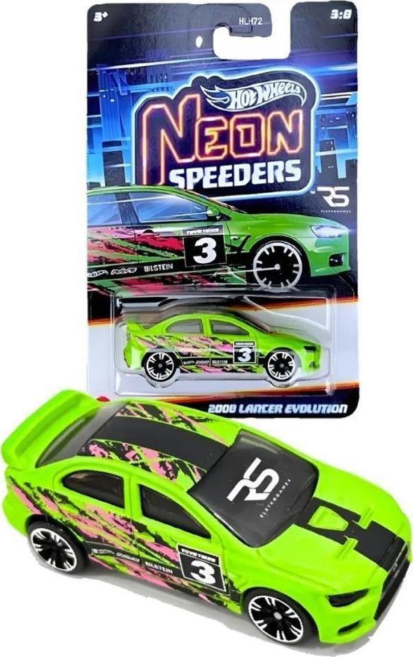Hot Wheels Neon Yarışçılar  - 2008 LANCER EVOLUTION JCB02 - Image 1