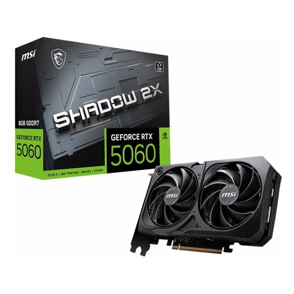 MSI Shadow 2X GeForce RTX 5060 8GB GDDR7 128Bit HDMI/DP Ekran Kartı - Image 1