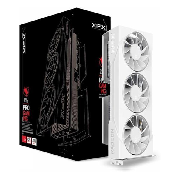 XFX Swift White Triple Radeon RX 9060 XT OC 16GB GDDR6 128Bit HDMI/DP Ekran Kartı - Image 1