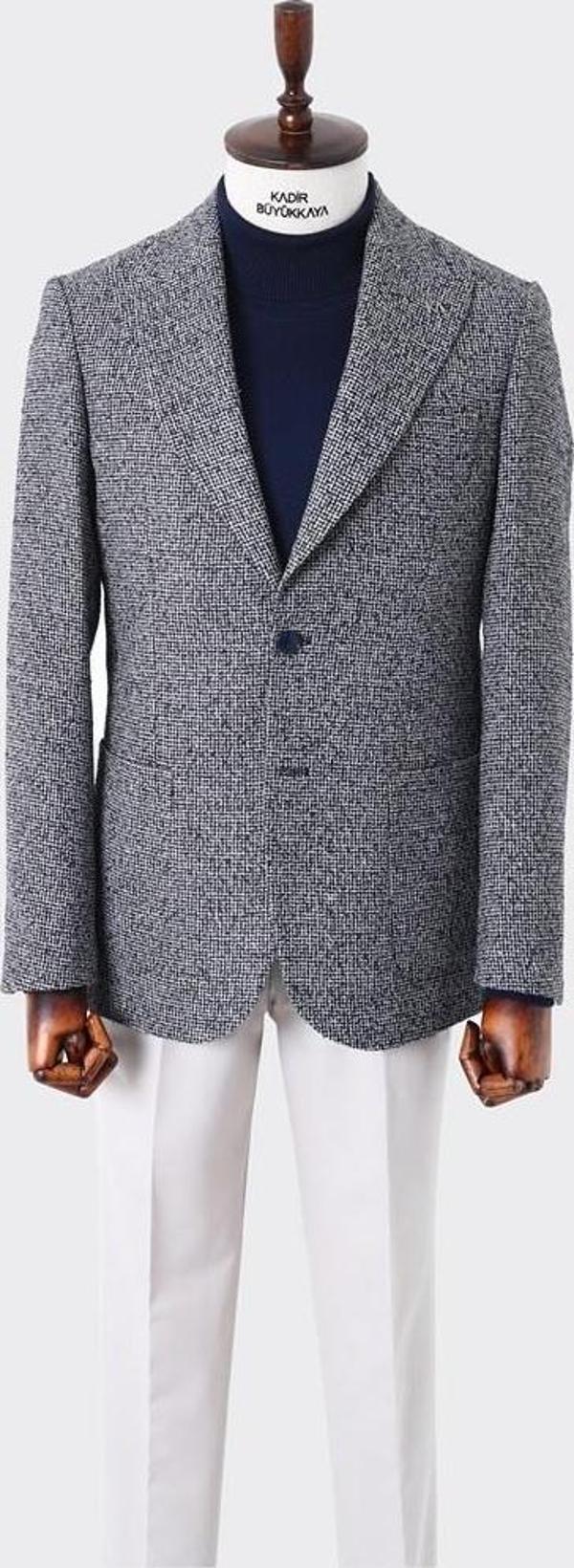 Modern Tarzda Erkek Ceket-KAW5095W - Image 1