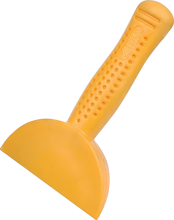 Eltos EFS100 Sarı Yumuşak Plastik (TPU) Ergonomik Derz Spatulası - Image 1