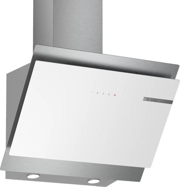  Bosch DWK68AK20T Beyaz Cam Eğik Davlumbaz - Image 1