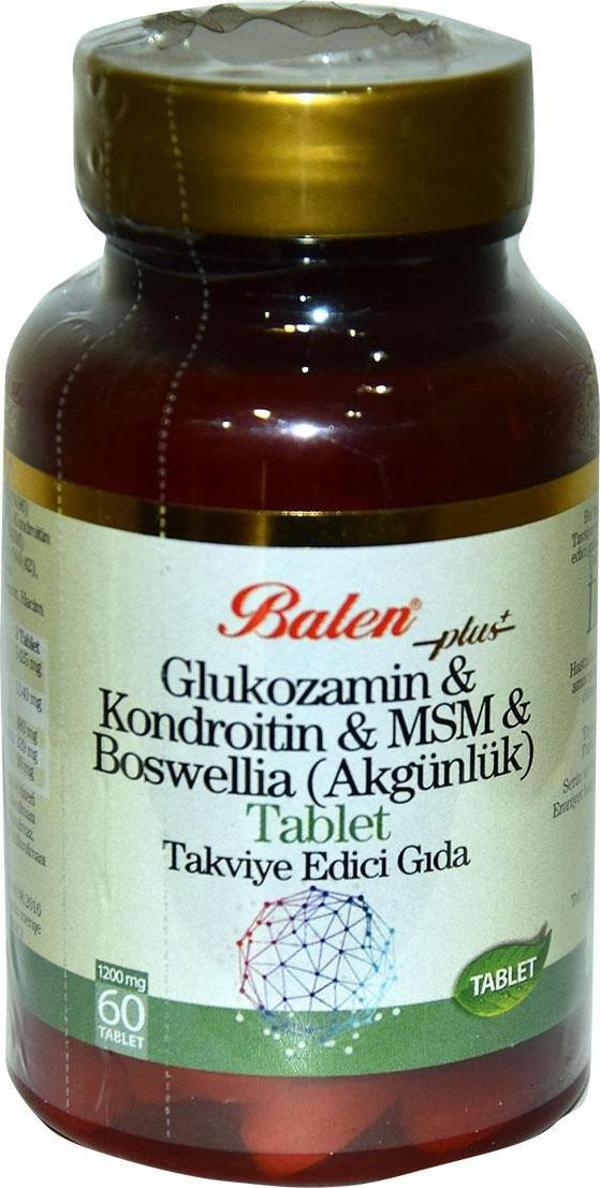 Balen Glukozamin Kondroitin MSM Boswellia 60 Tablet - Image 1