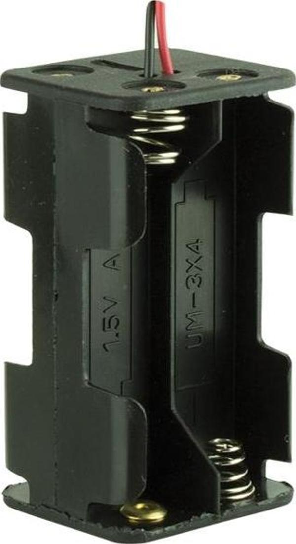 PİL YUVASI AA 4LÜ  ÜSTÜSTE (IC-234)-Findit - Image 1
