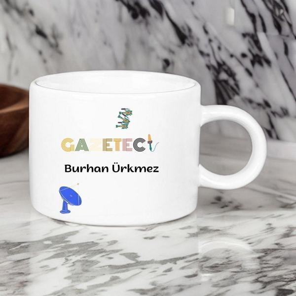 Gazetecilere Özel Motto Kahve Fincanı - Image 1