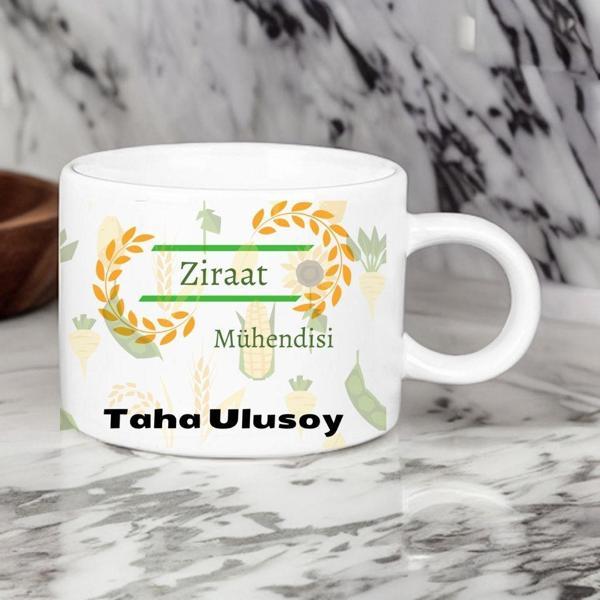 Ziraat Mühendislerine  Özel Motto Kahve Fincanı - Image 1