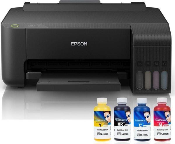 Epson  L3250 INKTEC Süblimasyon Mürekkepli Yazıcı 4 Renk Bitmeyen Kartuşlu Transfer Baskılar için - Image 1